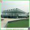 China price multi-span glass greenhouse with drip irrigation for sale