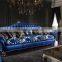 Italy Innovative Style Individual Character and Fashionable Chesterfild Bright Blue Sofa Set