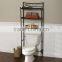 EW Metal Bathroom Space Saver Shelves Over Toilet Wire Shelf Storage Organizer
