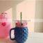 pineapple shaped drinking glass jars 480 ml 16 ounce