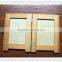 2014 new design double handmade high quality unfinished wooden photo frame