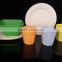 bamboo fiber round shape tableware/dinnerware sets