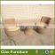 bottle shape wicker patio furniture/outdoor coffee set/small table with chair