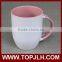 Topjlh special offer sublimation colored coffee mug spoon