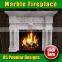 85 Popular Designs French Style Marble Fireplace Mantel made in China