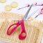Colorful fashional PP handle stainless steel high quality tailor scissors