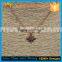 new model environmental bling zircon gold plated necklace jewelry