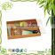 Aonong Djustable Bamboo Drawer Organizer with Acrylic Slide Cover