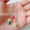 Popular colored 55mm size flat plastic Floral head pin In Wheel