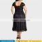 2017 Sleeveless deep v neck sexy fat plus size party cocktail dress fat women lace dresses patterns pictures