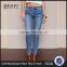 MGOO High Quality Spandex Women Hipster Blue Denim Jeans Fashion Skinny Shinning Muslim Pants