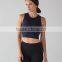 MGOO Good Quality Custom Made Fashionable Gym Crop Top Women Sexy Sport Wear High Neck Tank top