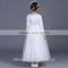 2017 long communion dress celebrity dress white evening dress long sleeve