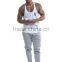 customized grey Gym fitness sports King Tracksuit Bottoms /Joggers mens wholesale sweatpants slim fit with your own design