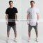 New style hot sales America and Europe pure cotton longline t shirt