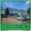 Security metal picket fencing triple point steel palisade fence for sale
