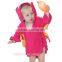 cute animal baby hooded towel bathrobe