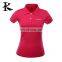 OEM circulating ventilation polo shirts outdoor short tee for women