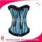 Satin and jacquard bodysuit corset Strapless corset with shaper