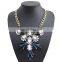 vintage white diamond short necklace,rhinestone crystal lady necklace,fashion necklace