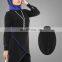 Wholesales Popular African Muslim Shirt Chiffon Blouse Tunic Kaftan Ladies Plus Size Blouse High -Low Tunic