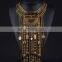 Fasion Europe Exaggeration Necklace Long Section Tassel Necklaces & Pendants For Women Clavicle Choker Big Necklace Jewelry