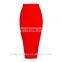 AMIGO 2017 new design red midi slit bodycon bandage dress tight pencil skirt for working women wholesale