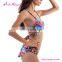 Wholesale Young Girls Beachwear 2 Piece Bathing Leopard Suit Swimsuit