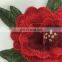 2017 Small Size 3D Tridimensional Red Rose Patch/ Applique XY-12