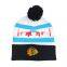 Hot selling fashion stock black Winter Hat Knitted Knitting Hat Beanie