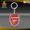 Custom Zinc Alloy Soft Enamel Keychain with Shiny Glitter