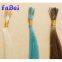 Full cuticle aligned remy human hair double drawn pre bonded keratin nail u tip human hair extensions