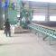 Large Diameter Pipe Steel Roller Conveying Rust Removing Sand Blasting Machine