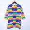 RTS  Multi-color Stripe Kids Long Cardigan Kimono Cardigan
