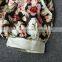 Wholesale New Arrival Black Lace Cross Back Floral Pattern Beautiful Baby Girl Romper