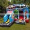 Superhero Bounce House Kids Jumping Bouncy Castle Slide For Party