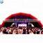 Factory PVC mobile outdoor movable waterproof giant inflatable stage tent for sale