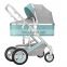 new high landscape fashion luxury foldable pram baby  pushchair stroller carriage