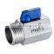 Hygienic Stainless Steel Male to Female Thread Mini Ball Valve for BHO Extractor