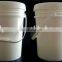 food grade food container large round plastic buckets 15 liter with lid
