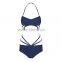 Women Sey V Neck Halter 2 Piece Bandage Bikini Set 2016 Bodycon HL Bandage Bikini Bandage Bathing Suit Bodysuit Beachwear
