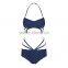 Women Sey V Neck Halter 2 Piece Bandage Bikini Set 2016 Bodycon HL Bandage Bikini Bandage Bathing Suit Bodysuit Beachwear