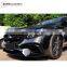 w213 body kits fit for E-class W213 2017year up new E63 body kits front bumper, grille, diffuser PP material