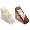 common use simple design paper gift packaging box sandwich food boxes