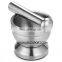 stainless steel mortar & pestle