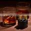 High Sale Australia Cocktail Mini US Logo Whisky Bullet Custom Gold Stainless Steel Ice Cube