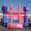 Customized wrestling ring in bouncer moonwalk bounce house inflatable bouncy castle for kids