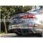 KB style carbon fiber diffuser For Audi S3 Sedan High quality rear bumper diffuser really carbon fiber diffuser 2017-2019