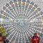 Indian Tapestry Cotton Blue Mandala Print Vintage Wall Hanging Tapestries Throw Bedsheet