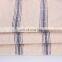 Stock small MOQ yarn dyed plain fabric cotton linen blended stripe fabric